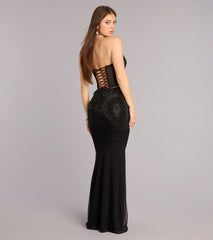 Joanna Rhinestone Two-Piece Formal Set