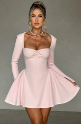 Megan Mini Dress - Blush