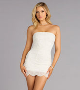 Katrina Beaded Mesh Mini Dress