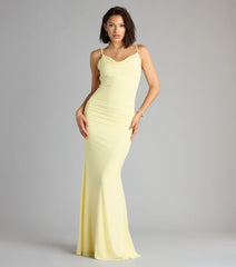 Sophia Mesh Open Back Mermaid Formal Dress
