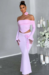 Deema Maxi Skirt - Pink