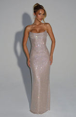 Mirabella Maxi Dress - Nude